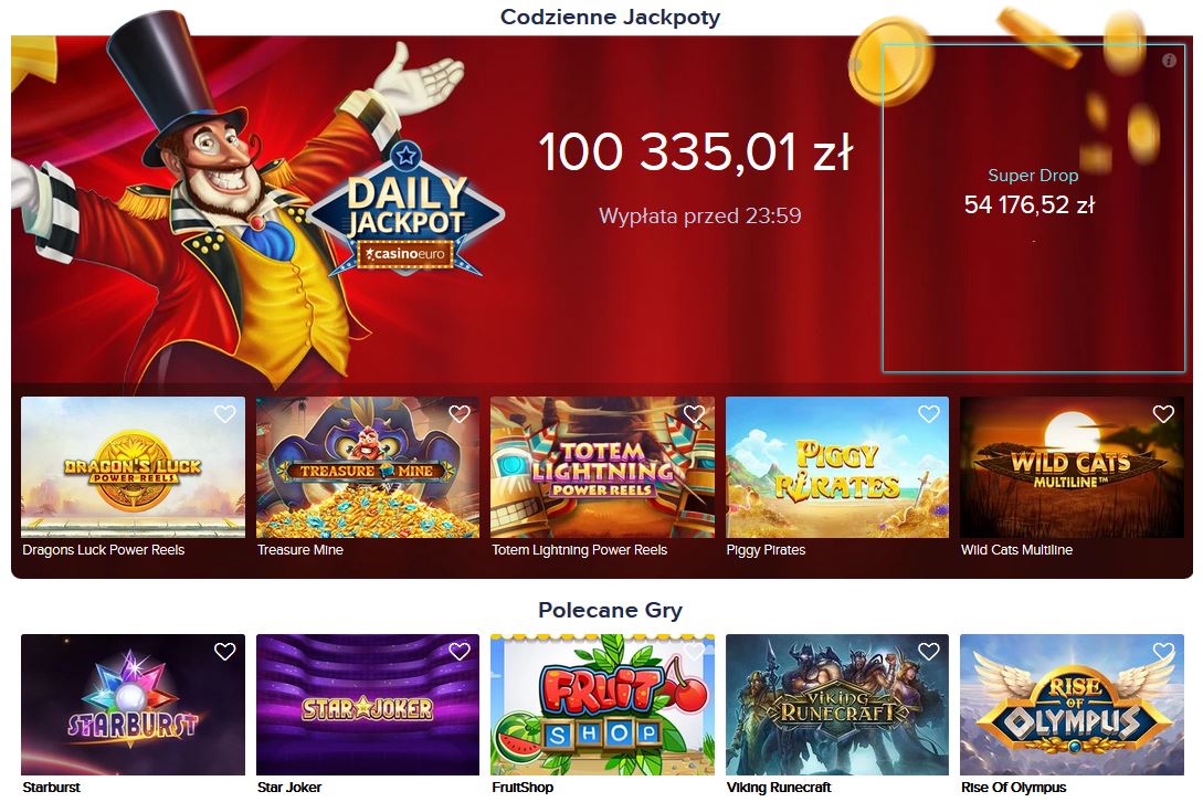 CasinoEuro na pieniądze
